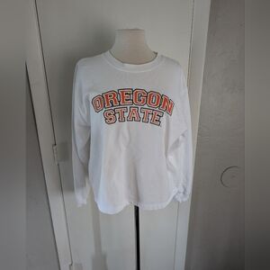 OSU‎ Oregon State cropped Long Sleeve Sweater